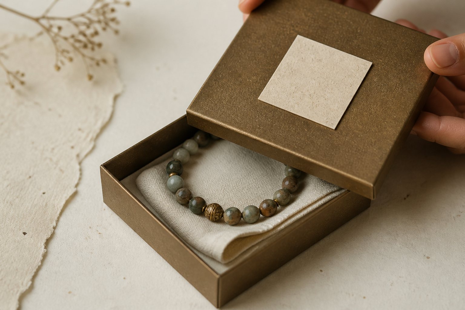 Aura Oath bracelet in bronze gift box